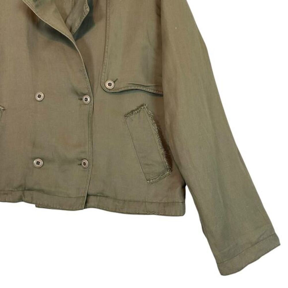 Rails Barclay Sage Double Breasted Utility Jacket Medium Coastal‎ Casual - Picture 3 of 16